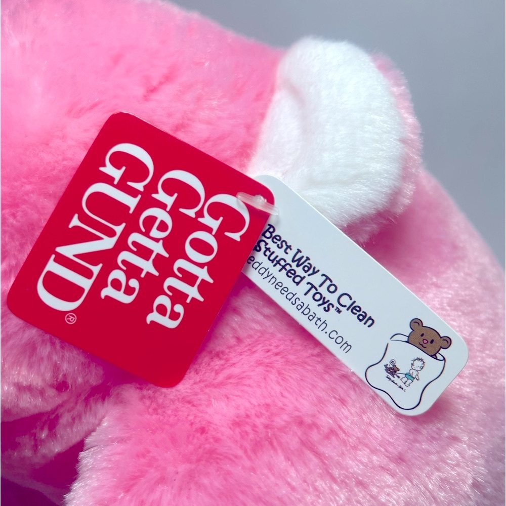 BNWT GUND SNUFFLES Adorable Bright Pink NEVER THRIFTED - Picture 14 of 14